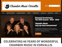 Tablet Screenshot of chambermusiccorvallis.org